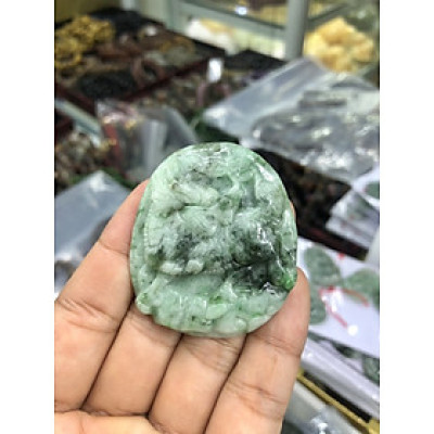 Mặt dây chuyền Kỳ Lân phong thủy đá ngọc phỉ thúy