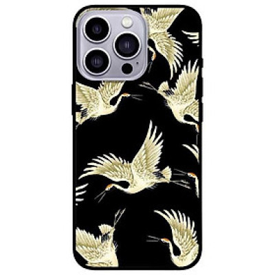 Ốp lưng dành cho Iphone 13 Mini - Iphone 13 - Iphone 13 Pro -  Iphone 13 Pro Max - Hạc Nền Đen