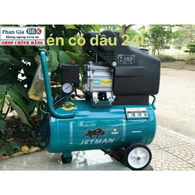 [chính hãƞg] Máy nén khí JETMAN 12L+ 24L+ 30L có dầu , 100% Dây đồng, Hàng chính hãƞg