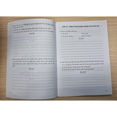 Sách - Vở Bài Tập Nâng Cao Toán Lớp 5 - Tập 2 - Bám Sát SGK Chân Trời Sáng Tạo - Hồng Ân