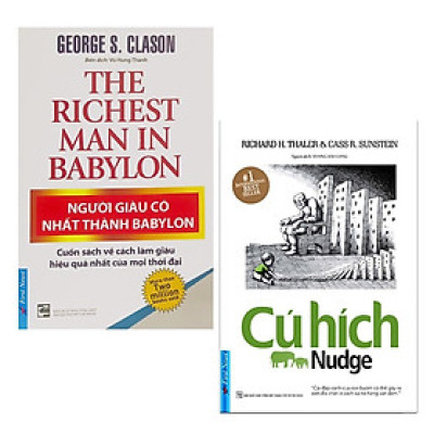 Combo Bài Học Kinh Doanh Về Kĩ Năng Làm Việc Của Doanh Nhân: Cú Hích + Người Giàu Có Nhất Thành Babylon  /Sách Kinh Tế