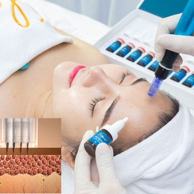 Hộp 10 lọ Tế bào gốc DNA cá hồi hỗ trợ cải thiện sẹo rỗ LARIAN REJUVENATING