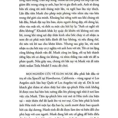 Elon Musk - Tesla, Spacex Và Sứ Mệnh Tìm Kiếm Một Tương Lai Ngoài Sức Tưởng Tượng - Bìa Cứng (Tái Bản 2023)