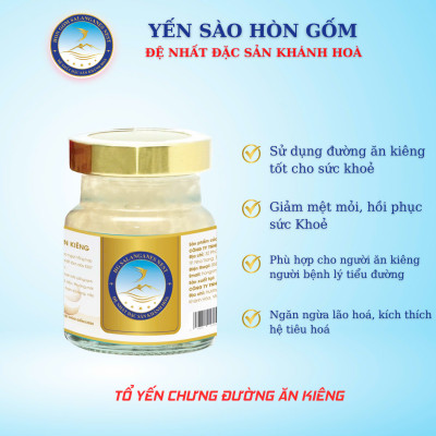 [Combo 30 Hũ] Tổ Yến Sào Chưng Đường Ăn Kiêng - Yến Sào Hòn Gốm Chính Hiệu Khánh Hoà - HGK NEST