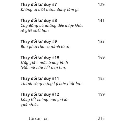 Thay Đổi Tư Duy - Mind Shift