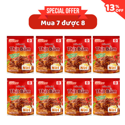 [Tặng 1 gói] Combo 7 Gói Xốt Mì Ý Hương Vị Thịt Bằm - Nisshin Seifun Welna Shop