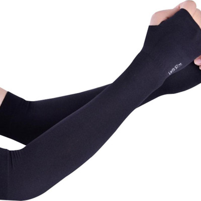 Găng tay xỏ ngón chống nắng - Trắng