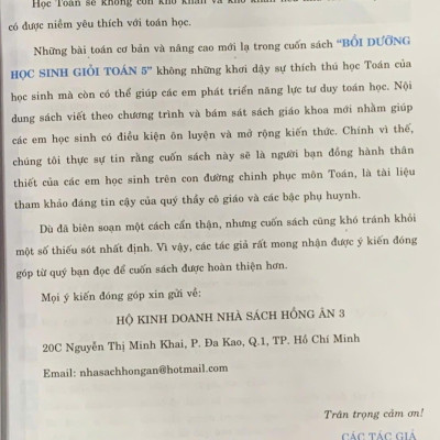 Bồi dưỡng học sinh giỏi Toán 5 ( Bám sát SGK KNTT) ( HA-MK)