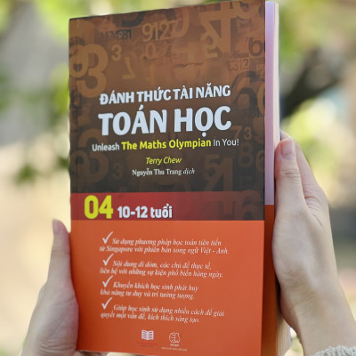 Sách toán học - Combo Sách Đánh Thức Tài Năng Toán Học - Tổng Hợp Kiến Thức Toán Học Cho Học Sinh Cấp Cấp 1, Cấp 2 ( Bộ 5 Cuốn ) Á Châu books, bìa cứng, in màu