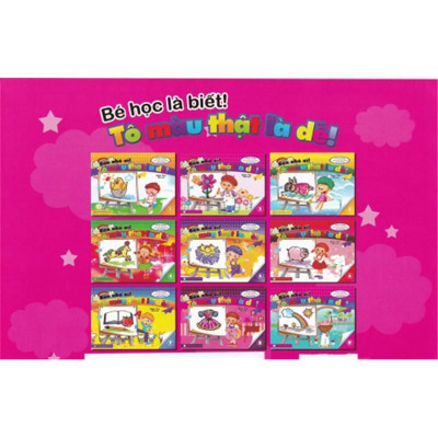 Sách - Bạn Nhỏ Ơi, Tô Màu Thật Là Dễ - Tập 6 - Tân Việt Books