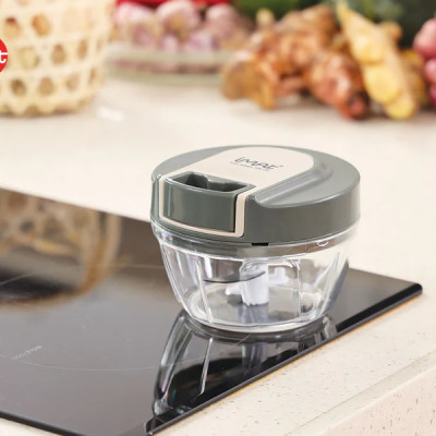 Cối xay tỏi ớt gia vị kéo tay iMat. Cối bằng nhựa Tritan trong suốt an toàn, lưỡi xay 3 tầng sắc bén Chưa có đánh giá