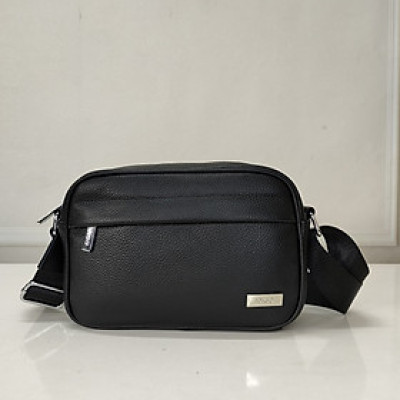 Túi đeo chéo nam da thật cao cấp, túi da công sở unisex phom chữ nhật năng động MB1 - 7010