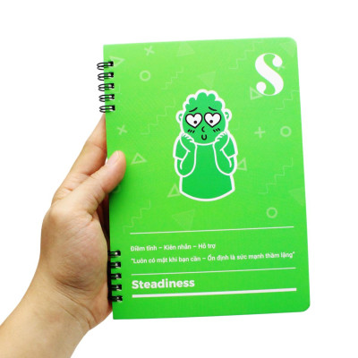 Sổ Lò Xo Note DISC? A5 - Kẻ Ngang - 160 Trang 80gsm - The Sun - S