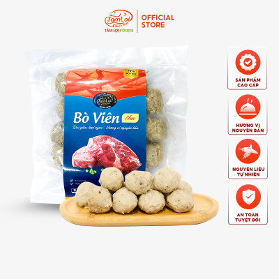 Combo cá viên 500 gram + bò viên 500 gram Tâm Lợi, loại cao cấp - Giao nhanh trong 3h - 500gr