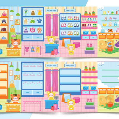 Sách Trò Chơi Đồ Hàng - Đi Siêu Thị