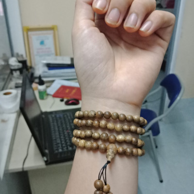VÒNG TAY 108 HẠT 6LY TRẦM HƯƠNG TỐC PVL