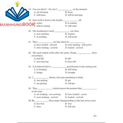 SÁCH - Bồi dưỡng học sinh giỏi tếng anh 8 (dùng chung cho các bộ sgk hiện hành)