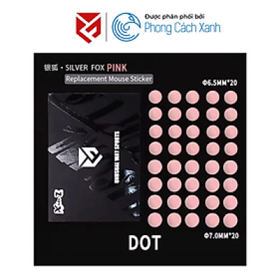 Feet chuột PTFE Unusual Way Sport Silver Fox - Dot Skates (40 chấm) - Hàng Chính Hãng