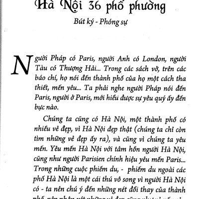 Hà Nội 36 Phố Phường (Tái Bản 2022)