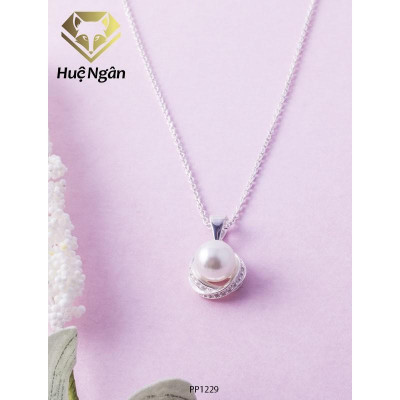 Dây chuyền bạc Ý 925 Huệ Ngân - Nơ đẹp PP1229