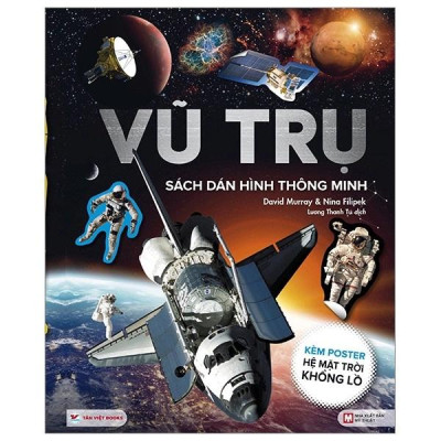 ComBo: Vũ Trụ + Quốc Kì- Dán Hình Thông Minh- Tặng Kèm Poster ( Bộ: 2 cuốn)