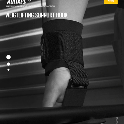 Đai quấn cổ tay nâng tạ có móc thép AOLIKES A-7643 Sport Pressure Wrist Support