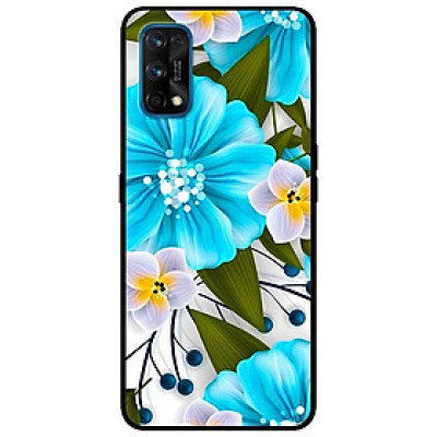 Ốp lưng dành cho Realme 7 Pro mẫu Hoa Xanh Trắng