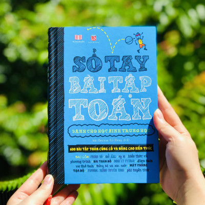 Combo sách Sổ tay toán học, Sổ tay bài tập toán ( bộ 2 cuốn ), sách tham khảo toán học lớp 4 đến lớp 9 - Hiệu sách Genbooks, bìa cứng in màu