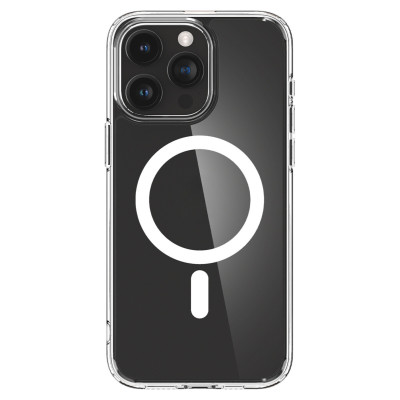 Ốp Lưng Spigen Hỗ Trợ Sạc Từ Tính (MAG.SAFE) Dành Cho iPhone 15 Pro Max / iPhone 15 Pro, SPIGEN CRYSTAL HYBRID MAGFIT - HÀNG CHÍNH HÃNG