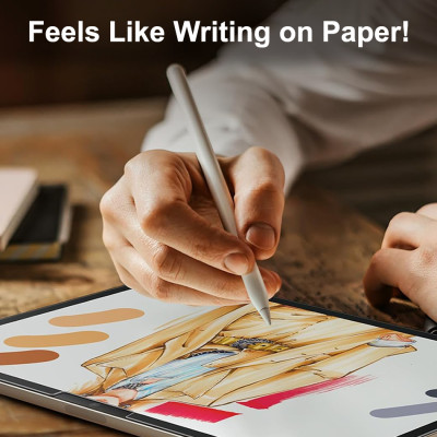 Dán Paper-Like (Matte Film) cho iPad Pro 11" M4/Pro 13" M4 2024/Air 6 11 M3/M2/Air 6 13" M3/M2 Zaki dành cho viết vẽ - Hàng Nhập Khẩu