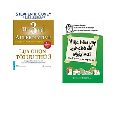 Combo 2 cuốn sách: Lựa Chọn Tối Ưu Thứ 3 + Việc Hôm Nay (Cứ) Chớ Để Ngày Mai