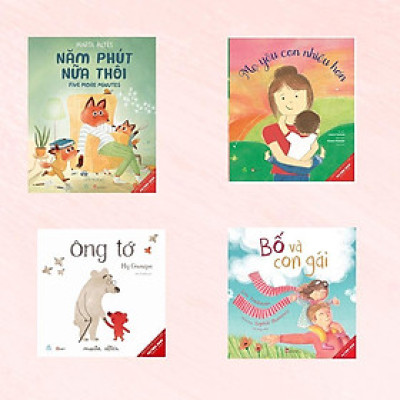 Sách Song Ngữ - Gia Đình Thân Yêu - Combo 4 Cuốn - Quảng Văn