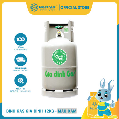Bình gas Gia Đình Màu Xám 12kg