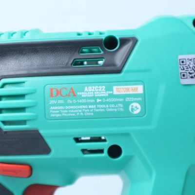 MÁY KHOAN BÊ TÔNG KHÔNG CHỔI THAN DÙNG PIN DCA ADZC22Z (KHÔNG KÈM PIN VÀ SẠC) - HÀNG CHÍNH HÃNG