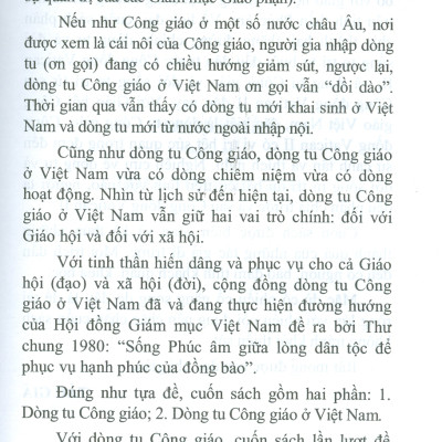 Dòng Tu Và Dòng Tu Công Giáo Ở Việt Nam - Những Kiến Thức Cơ Bản