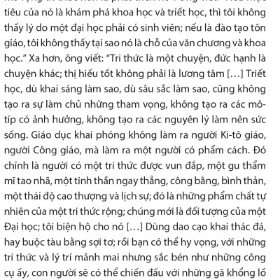 Biện hộ cho một nền giáo dục khai phóng