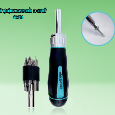 Bộ tô vít tự động xoay 2 chiều 14 chi tiết Whirlpower 96-4314