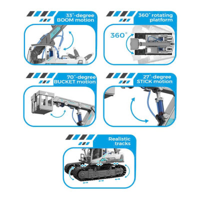 BYJARDA - GC0105- Xe Cứu Hỏa Thủy Lực  (127 Chi tiết)