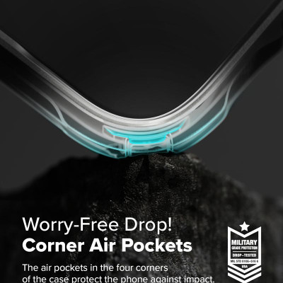 Ốp lưng dành cho iPhone 16 Pro Max/16 Pro/16 Plus/16 RINGKE Fusion X - Hàng Chính Hãng