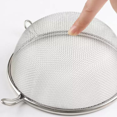 Vợt lọc thực phẩm inox Echo Metal Ø15cm - Hàng nội địa Nhật Bản