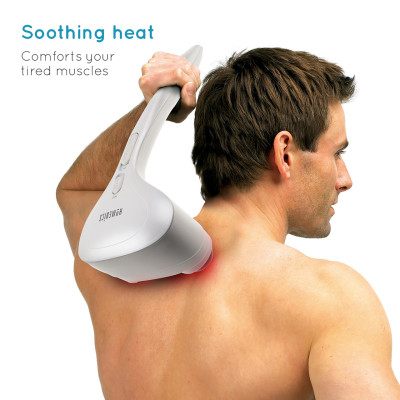 Máy massage cầm tay 2 đầu kèm nhiệt Homedics PA-MHA (Dùng được trên ô tô) Hàng Chính Hãng