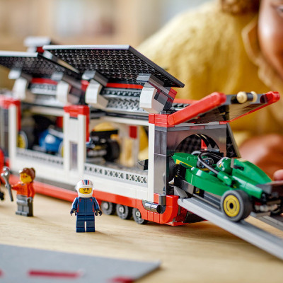 Đồ Chơi Lắp Ráp Xe Vận Chuyển Xe Đua F1 LEGO CITY 60445 (1086 chi tiết)