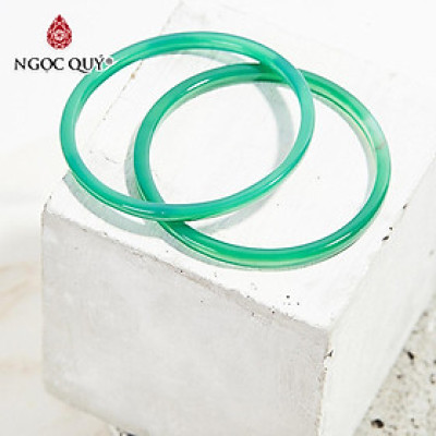 Combo 2 vòng tay phong thủy đá mã não mảnh - Ngọc Qúy Gemstones