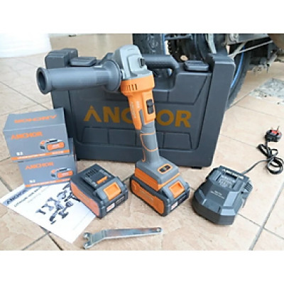 MÁY MÀI CẮT PIN 20V KHÔNG CHỔI THAN 4000MAH 100MM DCA1 ANCHOR ( 2 PIN + 1 SẠC )  - HÀNG CHÍNH HÃNG