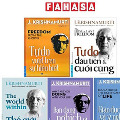 Combo Sách J. Krishnamurti (Bộ 5 Cuốn)