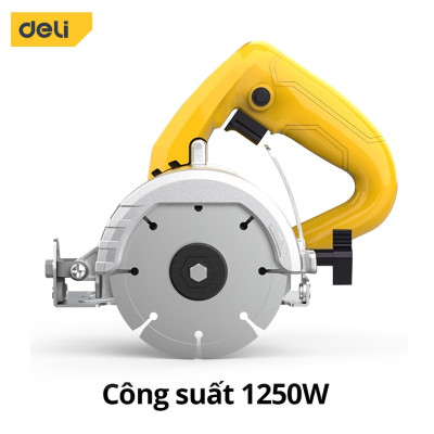 Máy Cắt Đá Deli, Công Suất Mạnh Mẽ 1250W, Động Cơ Lõi Đồng Giảm Tiếng Ồn, Sử Dụng Ổn ĐỊnh, Bền Bỉ DL6352