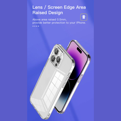 Ốp Lưng Case Trong Mipow Chống Ố Vàng Dành Cho iPhone 15 Pro Max / 15 Pro / 15 Plus / 15, MIPOW TEMPERED TRANSPARNET - HÀNG CHÍNH HÃNG