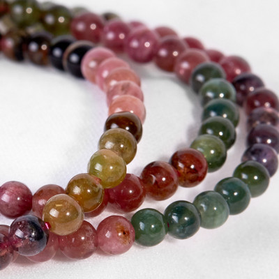 Vòng Tourmaline Đa Sắc 3 Line Ngọc Quý Gemstones