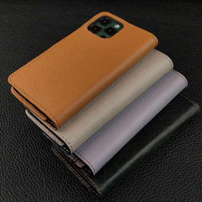 Bao da cho ·điện thoại 15 Pro Max Handmade dạng ví da bò thật - hàng chính hãng