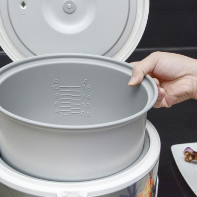 Nồi Cơm Điện Sharp KS-N181ETV SL - 1.8L (Trắng) - Hàng chính hãng